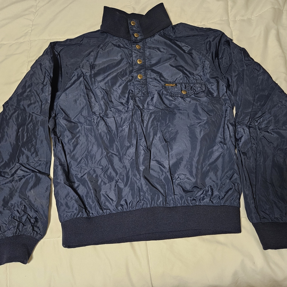 Vintage 1980s Eddie Bauer Nylon Pullover Windbreaker Jacket Men's Size Large